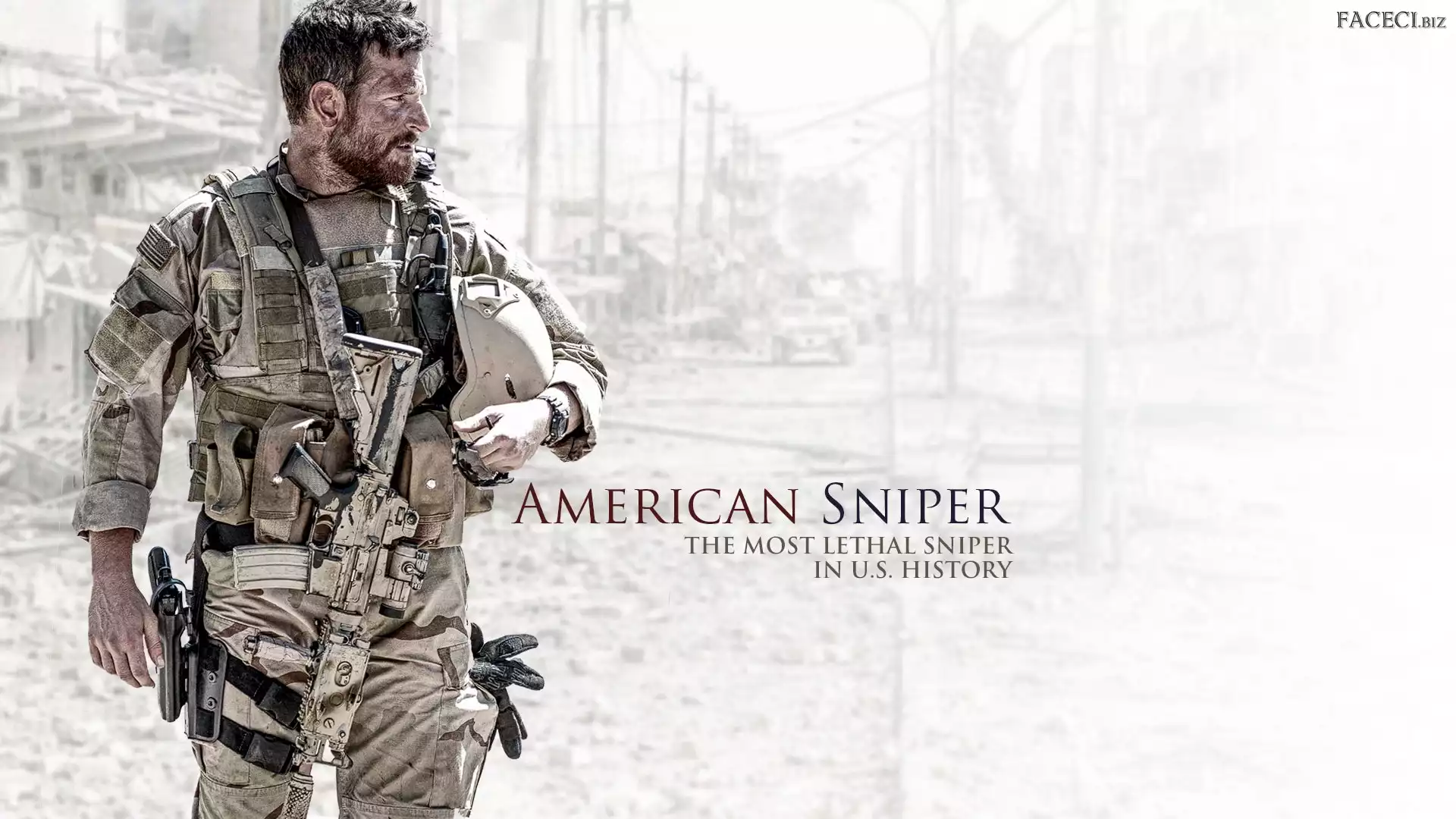 Broń, Aktor, American Sniper, Żołnierz, Mundur, Film, Bradley Cooper