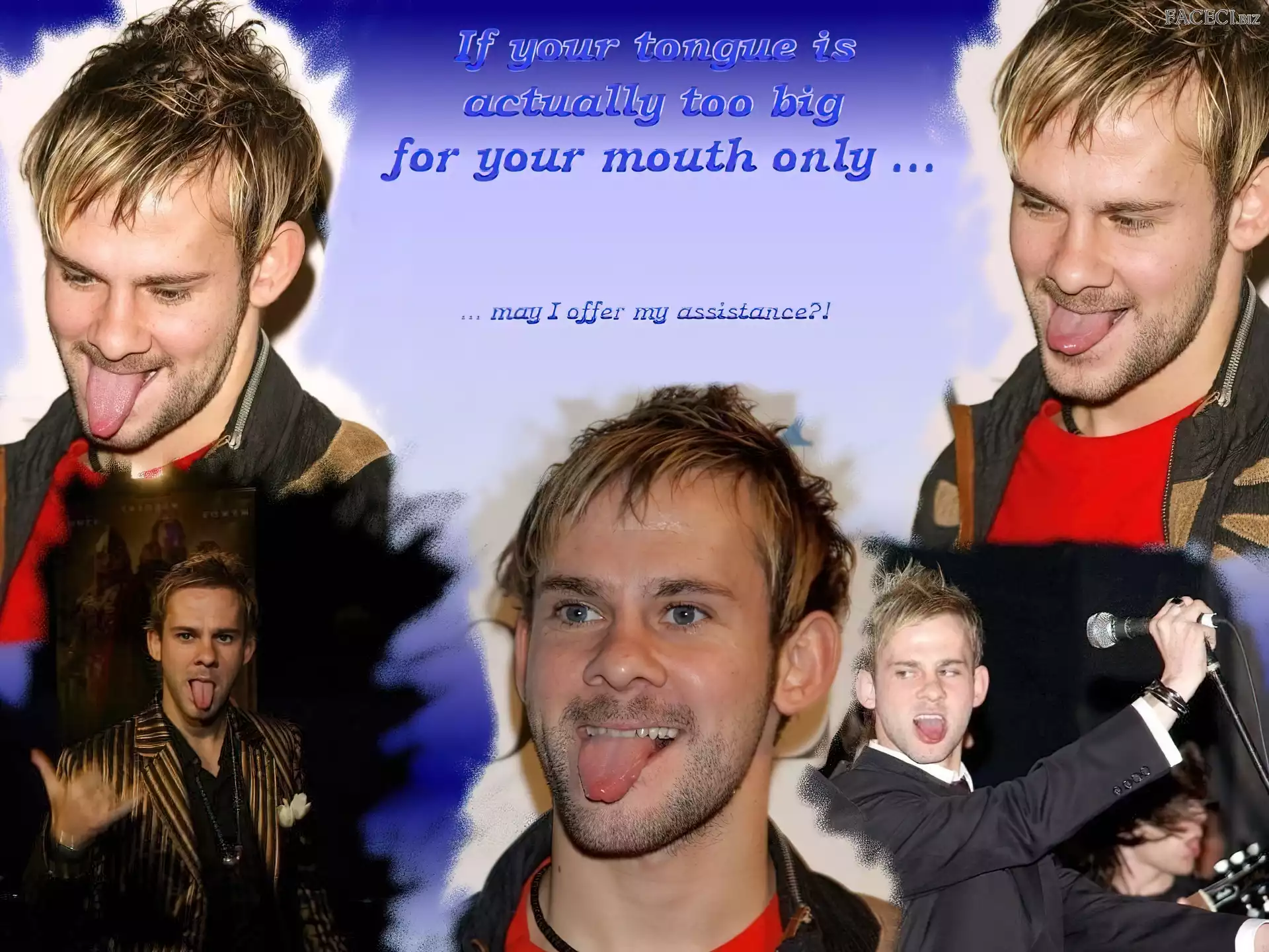 język, Dominic Monaghan, mikrofon